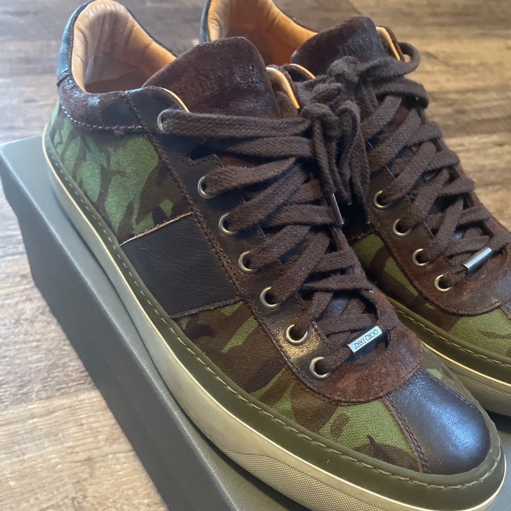 Jimmy Choo Camouflage Shoes 44.5 camo